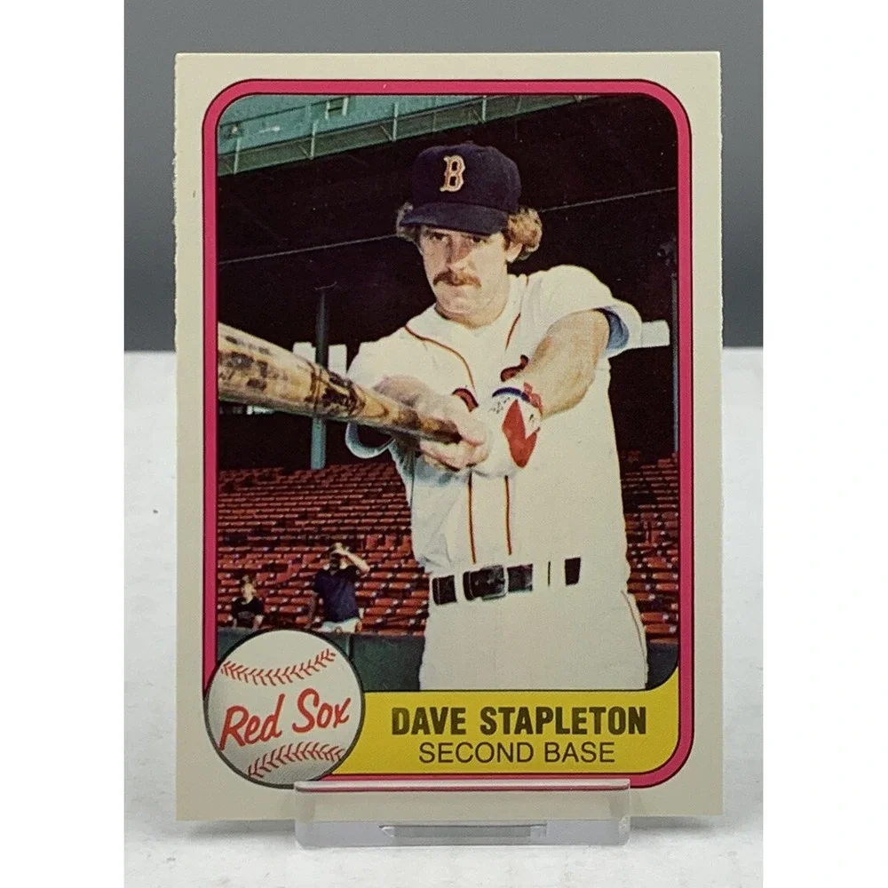 1981 Fleer Dave Stapleton Rookie Boston Red Sox #236